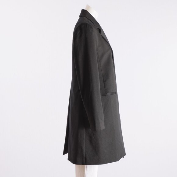 Susan Lazar Black Longline Blazer Coat US 2 - Picture 5 of 7